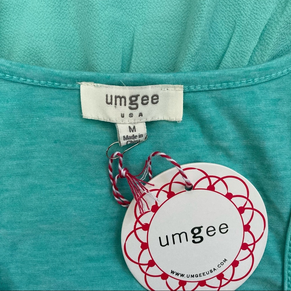 Umgee Ruffle Racerback Tank Top - Picture 5 of 5